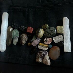 Assortment of crystals